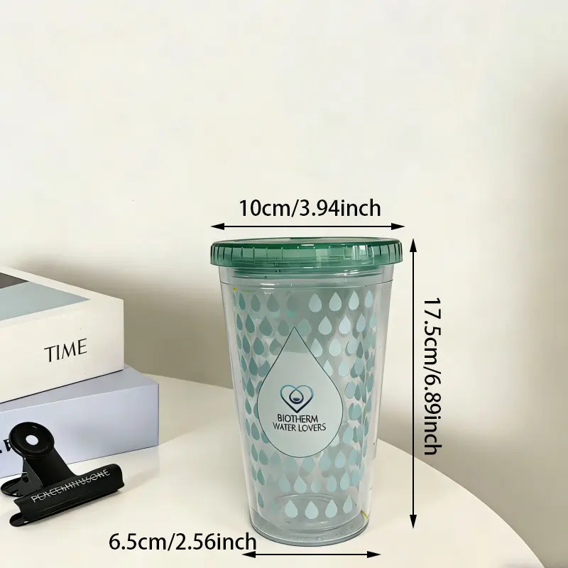 16oz Eco-Friendly Reusable Piala Plastik