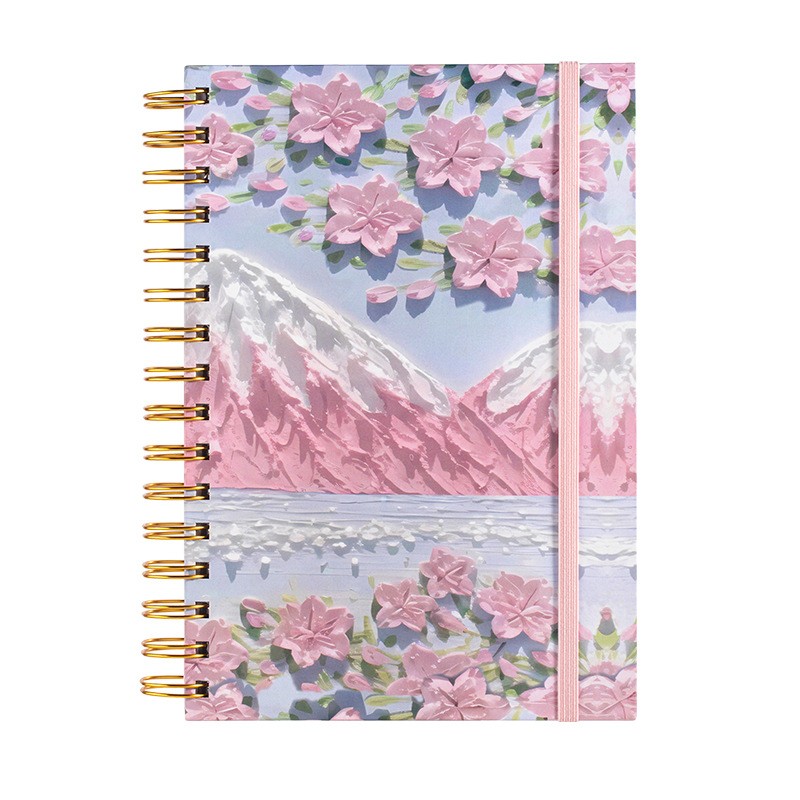 Notebook Spiral Tekstur Lukisan Minyak A5