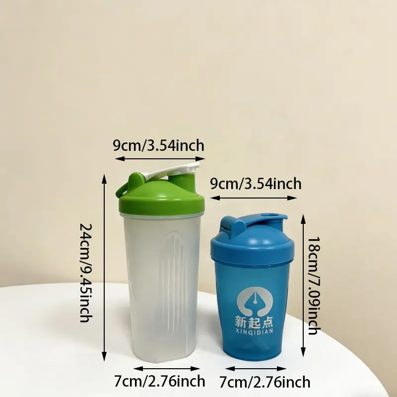 Botol Shaker Protein Plastik Fitness Anti-bocor