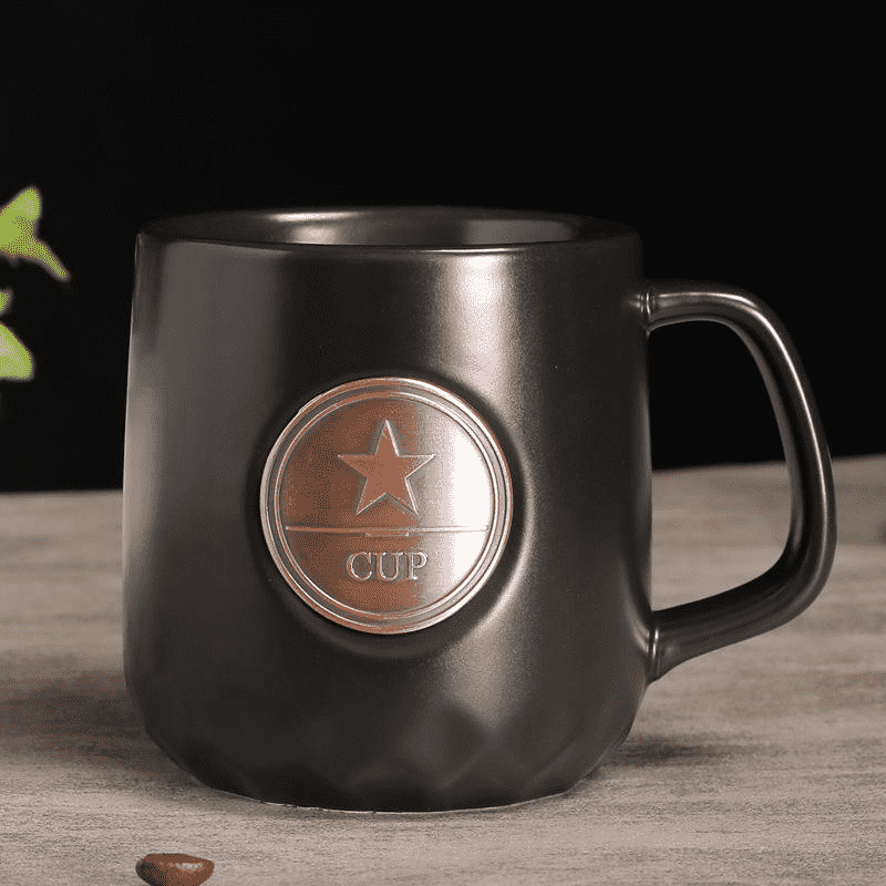 Mug Keramik karo Metal Pin Badge