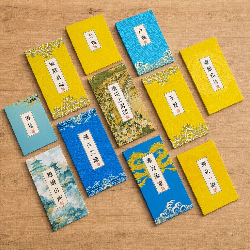 Buku Koleksi Perangko Lipat Accordion Gaya Cina