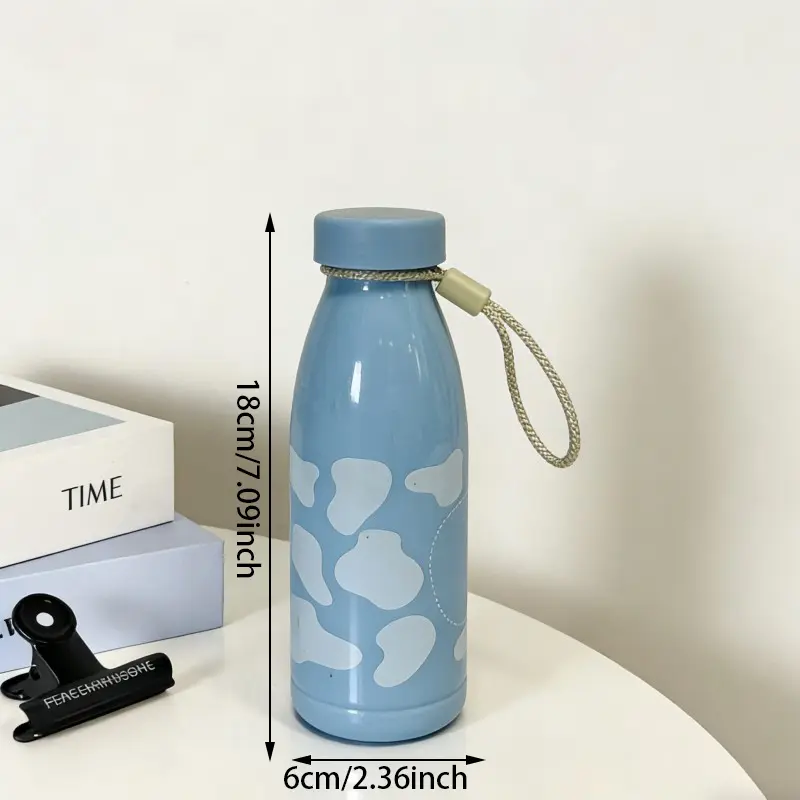 Cow Print Plastik Cola-Shape Botol banyu