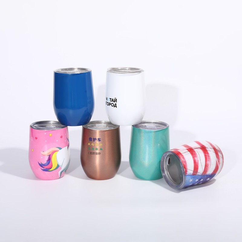 Tumbler Anggur Terisolasi Cetak Lengkap 3D Lengkap