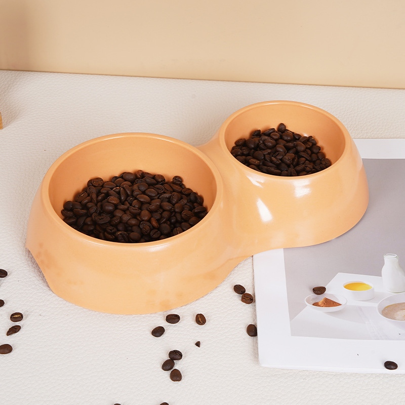 Custom Bambu Serat Melamine Pet Bowl pindho