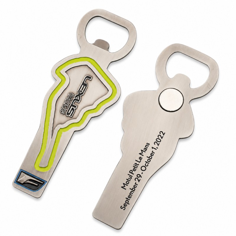 Magnet Kulkas Pembuka Botol Logam Custom