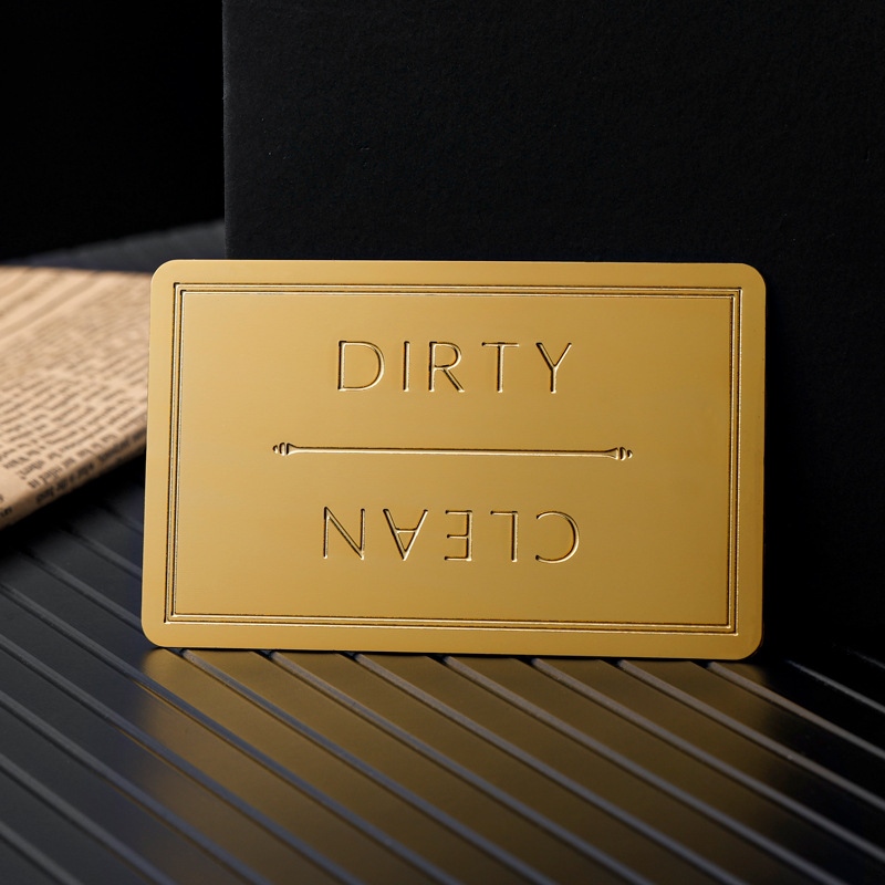 Custom Metal Business Card Laser Engraved Metal Card