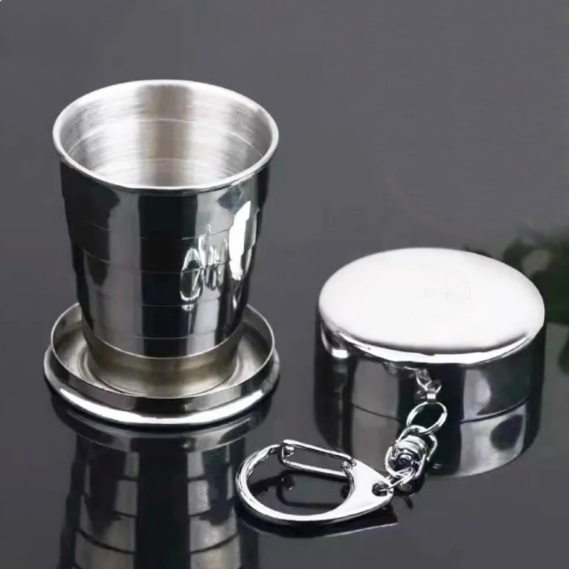Portable Collapsible Stainless Steel Travel Piala