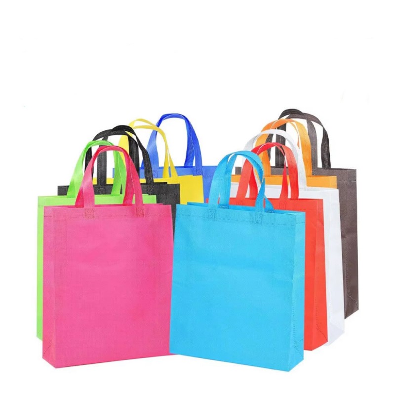 Tas Tote Shopping Non-anyaman sing bisa digunakake maneh