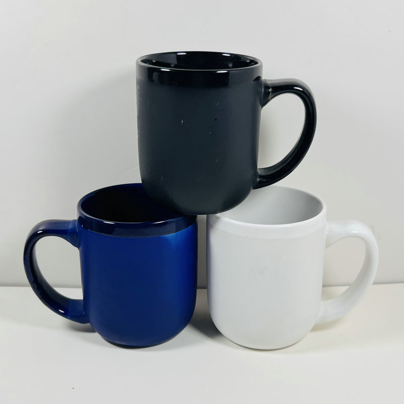 Custom Logo Matte Keramik Kopi Mug Kanggo Cafe Gift